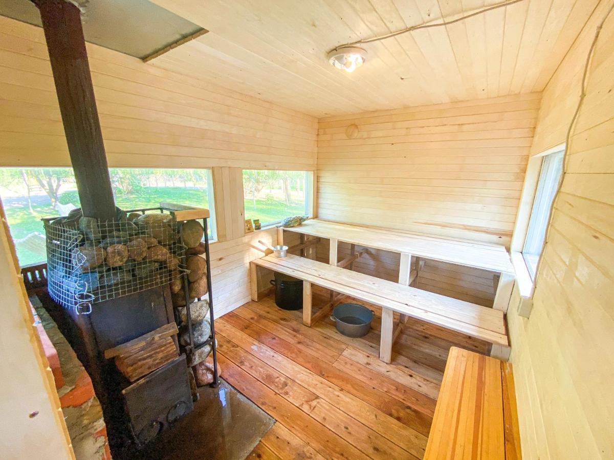 Private Farm Jakuzzi Sauna In The Forest Talsi Bagian luar foto